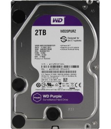 WD Purple WD20PURZ, 2Тб, HDD, SATA III, 3.5"